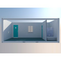 modular container house with toilet